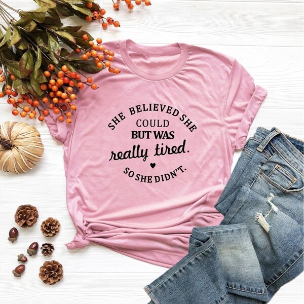 

Letter Print Tee