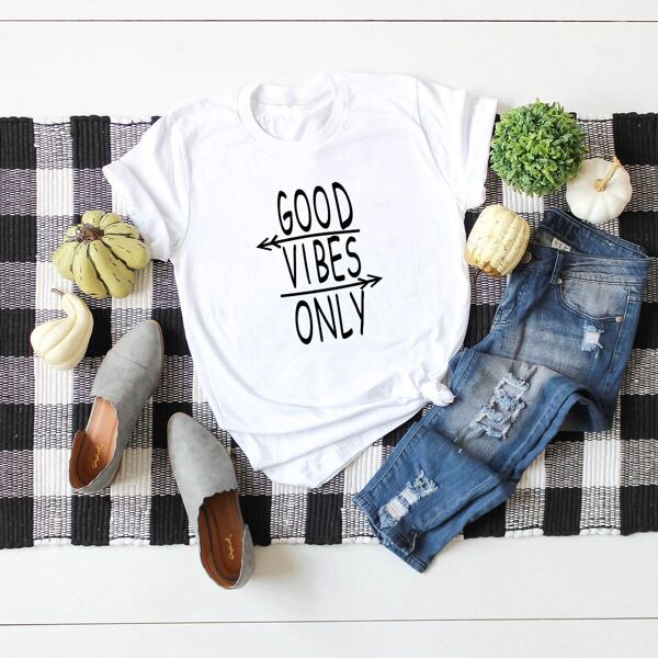 

Letter Print Tee