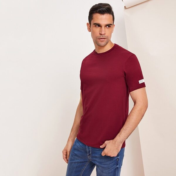 

Men Patched Detail Short Sleeve Top