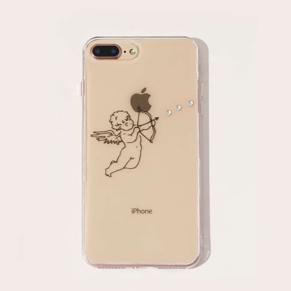 

Прозрачный чехол для iPhone с оригинальным принтом