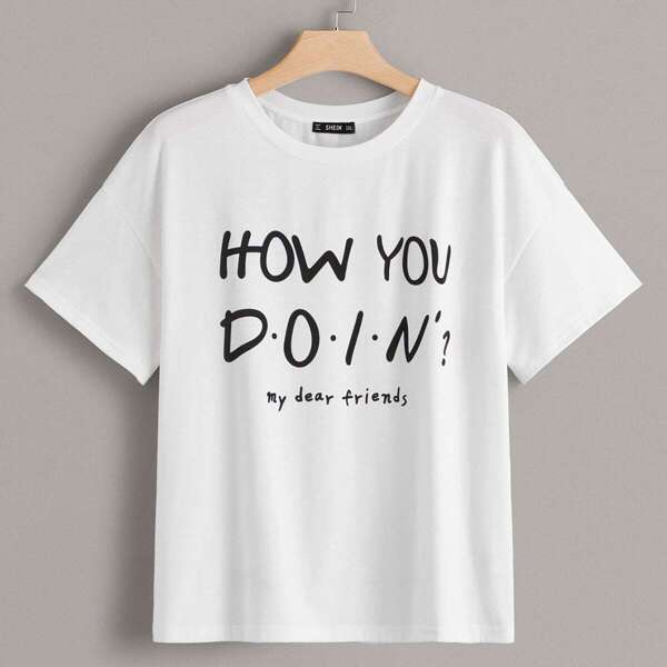 

Plus Slogan Print Top