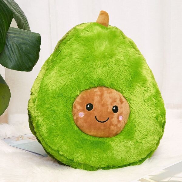 

Avocado Shaped Decorative Pillow, Green