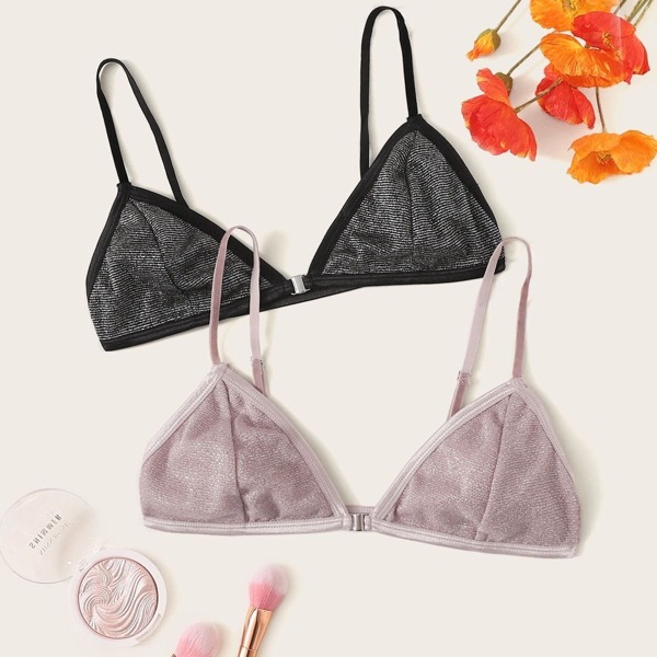 

Spaghetti Strap Bra Set 2pack