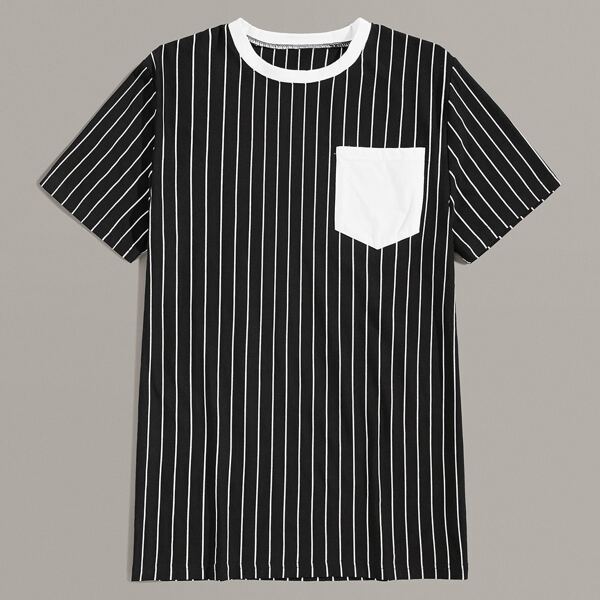 

Men Pocket Striped Tee