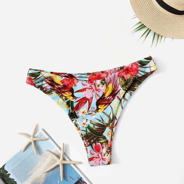 

Tropical Print Swimming Panty
