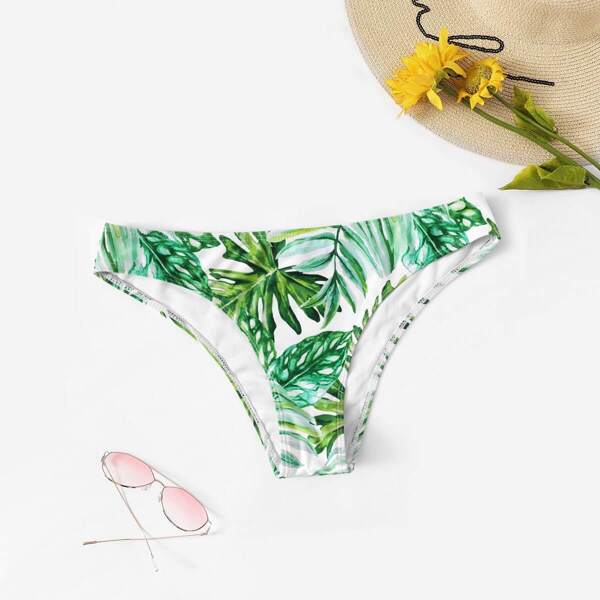 

Tropical Print Swimming Panty, Multicolor