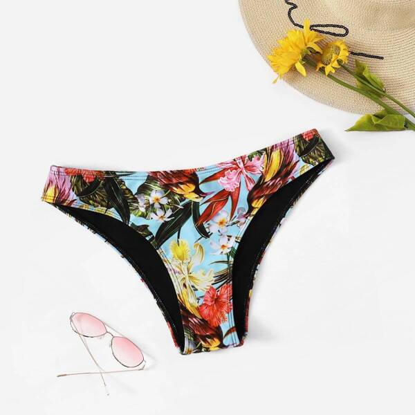 

Tropical Print Swimming Panty