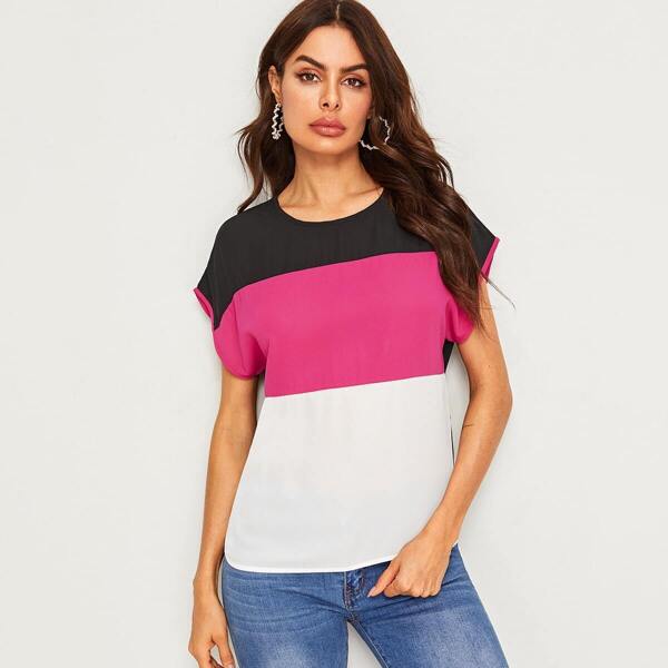 

Keyhole Back Cut and Sew Top