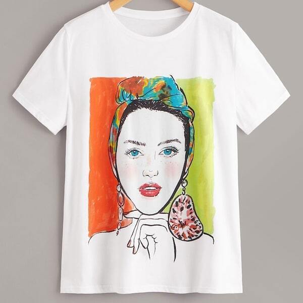

Plus Figure Print Tee