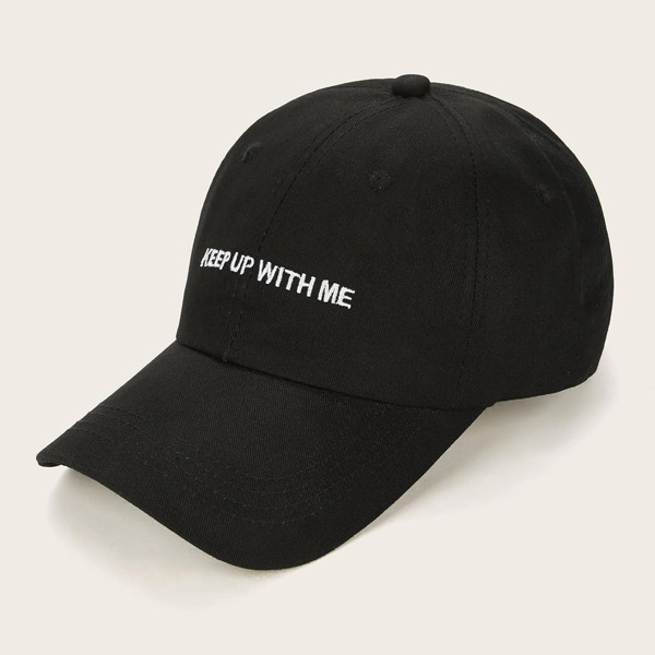 

Slogan Embroidery Baseball Cap