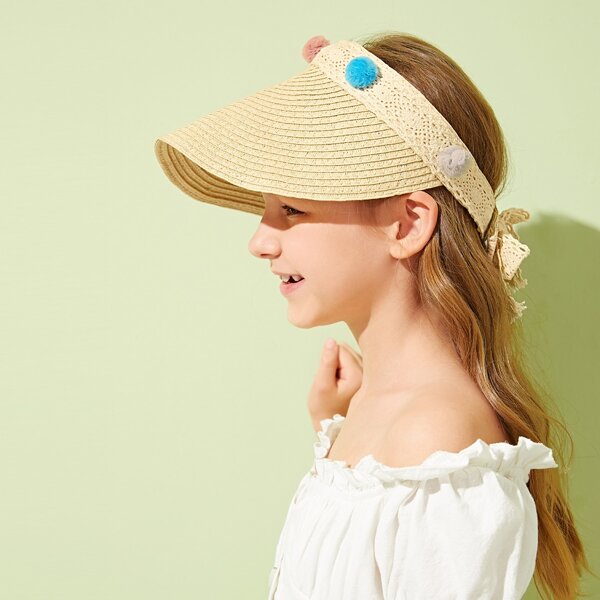 

Girls Floral Decor Visor