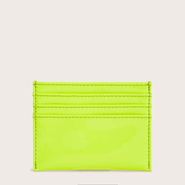 

Neon Lime Purse With Card Holder, Green neon bright