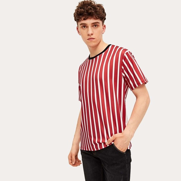 

Men Striped Tunic Tee