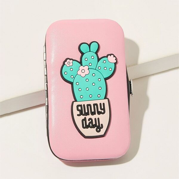 

Nail Clipper Set 7pcs With Cartoon Case, Multicolor
