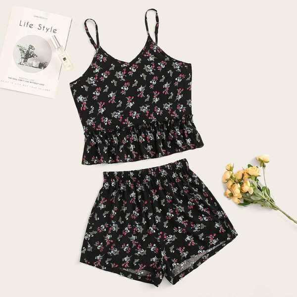 

Ditsy Floral Print Cami PJ Set