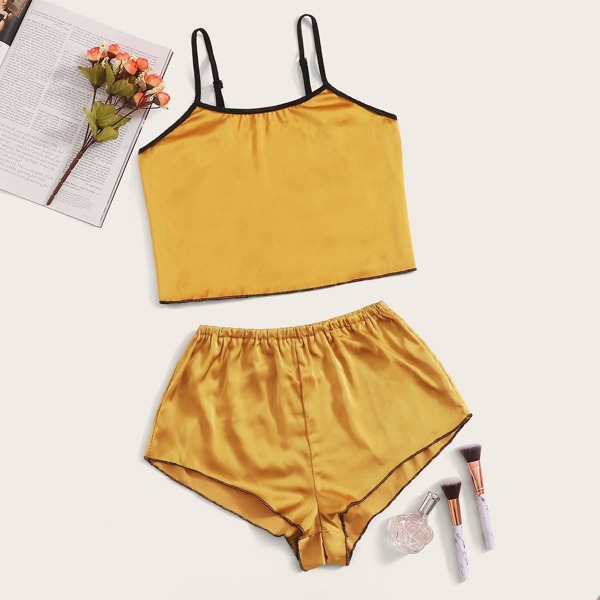 

Satin Cami Top With Shorts