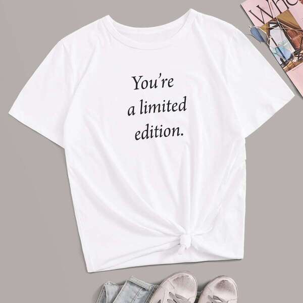 

Letter Print Tee