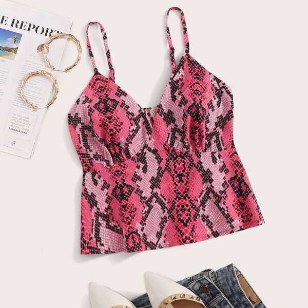 

Snake Print Cami Top