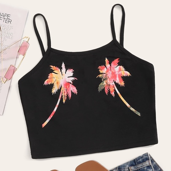 

Tropical Print Cami Top