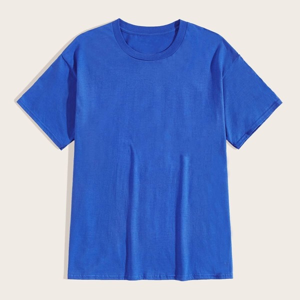 

Men Round Neck Solid Tee