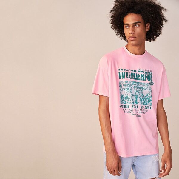 

Men Drop Shoulder Graphic Tee