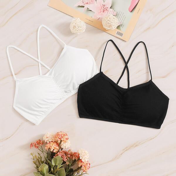 

Crisscross Back Bra Set 2pack