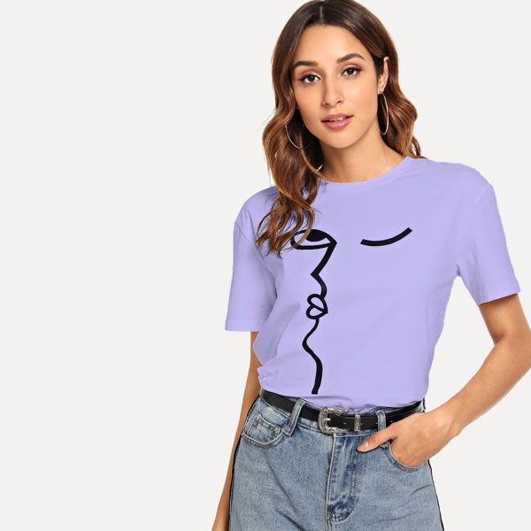 

Short Sleeve Graphic Print Tee