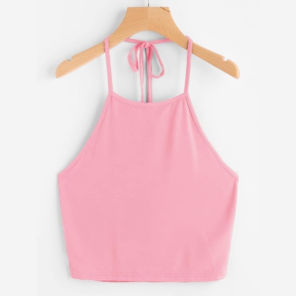 

Tie Back Halter Top