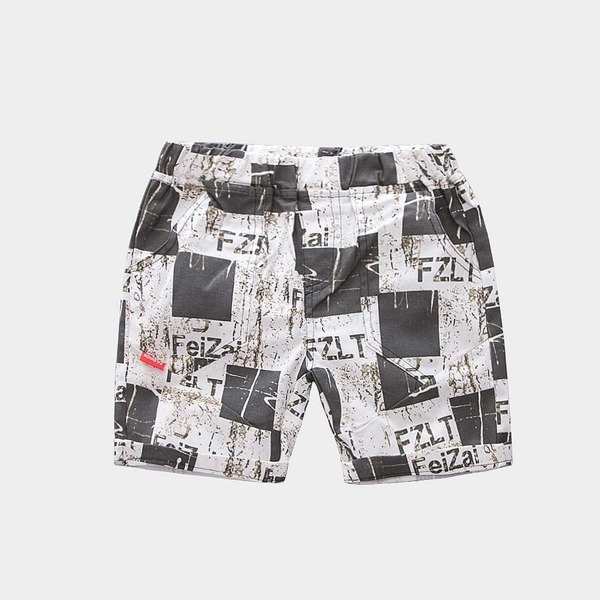 

Toddler Boys Letter Print Shorts, Multicolor