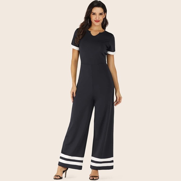 

Striped Wide Leg Jumpsuit
