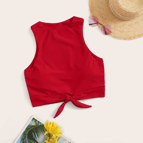 

Knot Front Swimming Top