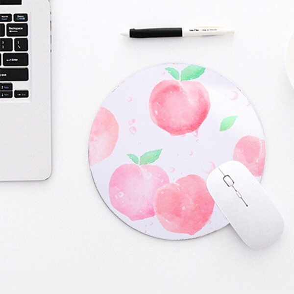 

Peach Print Mouse Pad