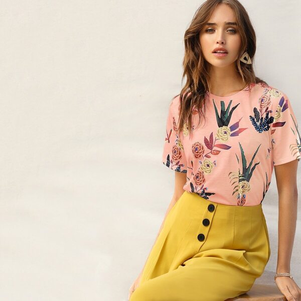 

Botanical Print Tee