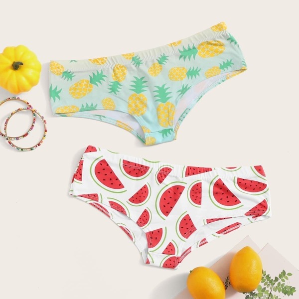 

Fruit Print Panty Set 2pack