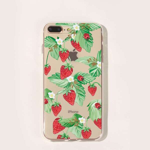 

Strawberry Pattern iPhone Case