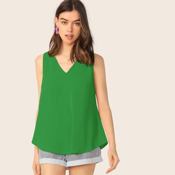 

V-neck Flowy Top