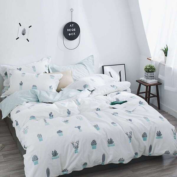 

Cactus Print Sheet Set