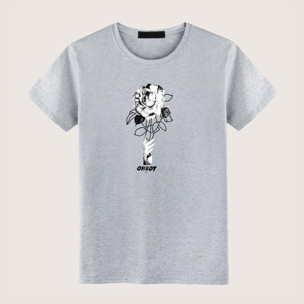 

Men Floral Print Tee