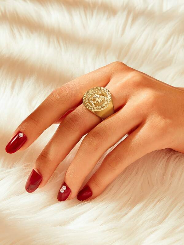 

Engraved Ring 1pc, Gold