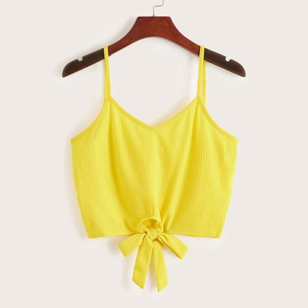 

Knot Hem Solid Cami Top