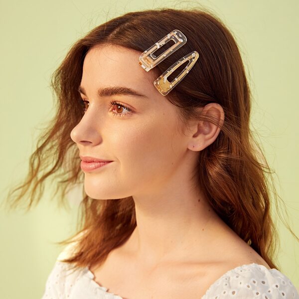 

Transparent Hair Clip 2pack