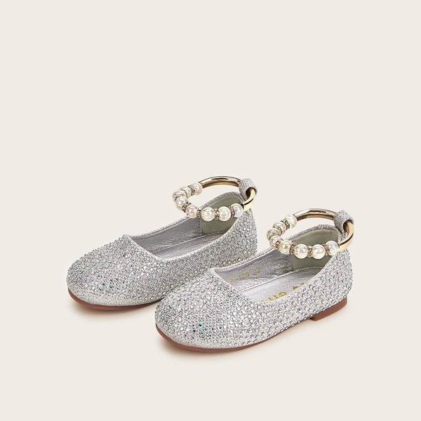 

Baby Girls Rhinestone Decor Flats
