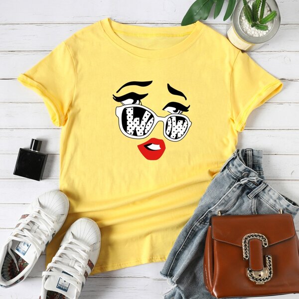 

Figure Print Tee