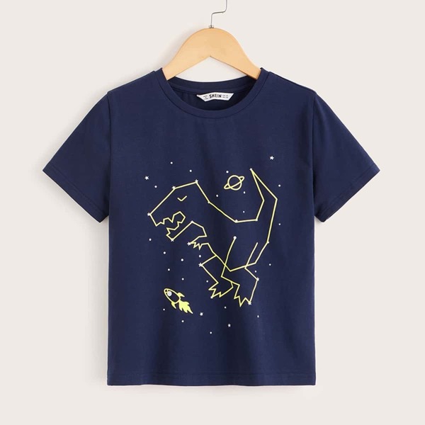 

Boys Galaxy Print Tee