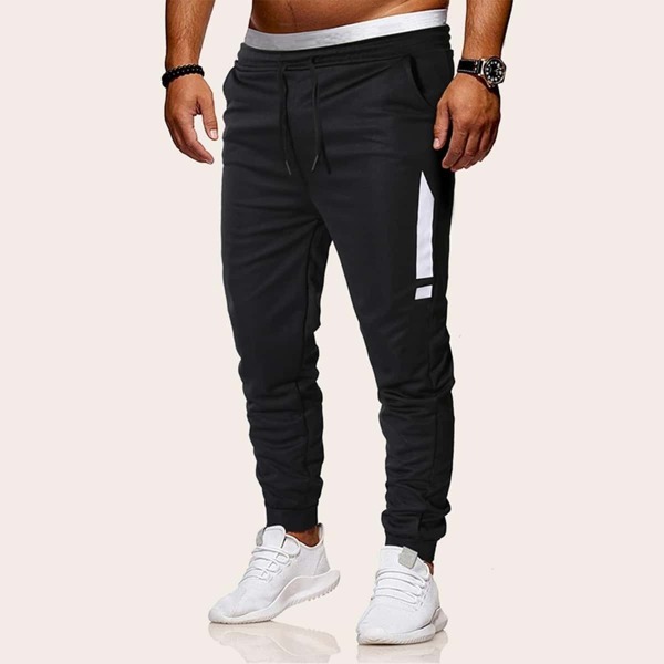 

Men Drawstring Waist Pants