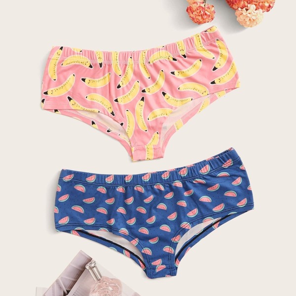 

Fruit Print Panty Set 2pack