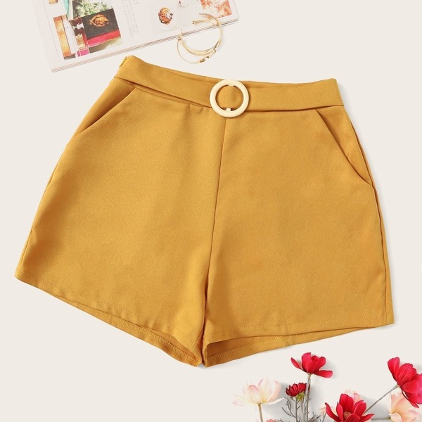 

O-ring Belted Shorts