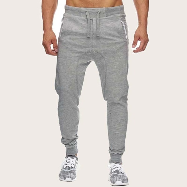 

Men Drawstring Waist SweatTrousers