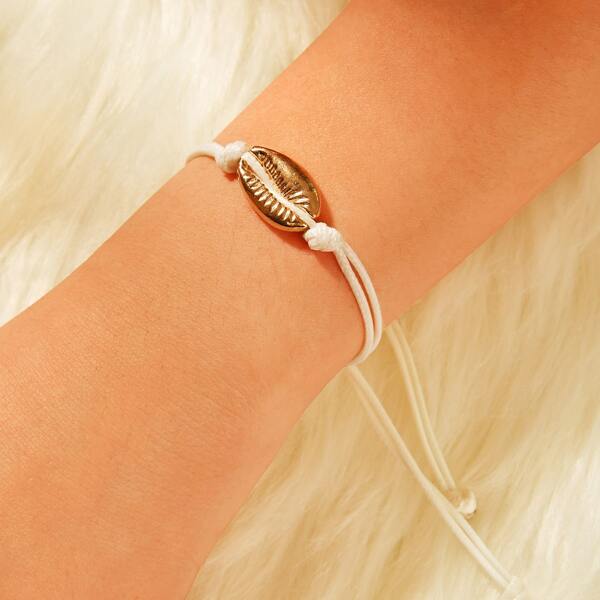 

Shell Decor Adjustable Bracelet 1pc