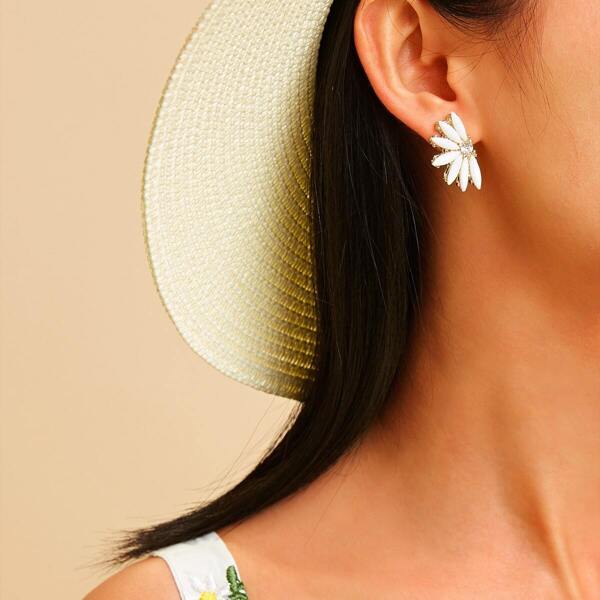 

Water Drop & Leaf Shaped Earrings 6pairs